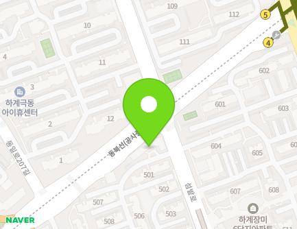 서울특별시 노원구 한글비석로 24 (하계동, 세일약국) 지도