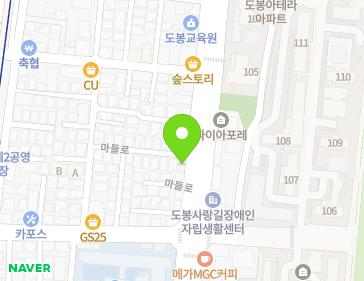 서울특별시 도봉구 마들로 691 (도봉동) 서울특별시 도봉구 마들로 691 (도봉동) 지도