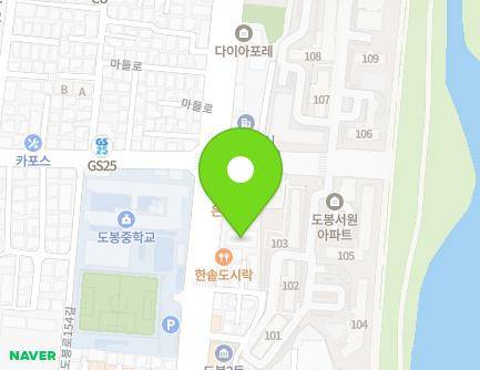 서울특별시 도봉구 마들로 678 (도봉동, 성산교회) 지도