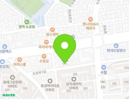 서울특별시 도봉구 도당로7길 20 (방학동, 협성빌라) 지도