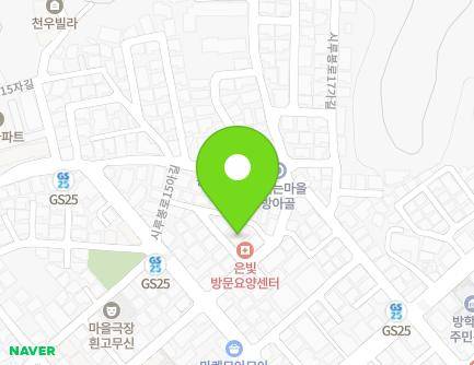 서울특별시 도봉구 시루봉로15라길 7-4 (방학동, 혜광빌라) 지도