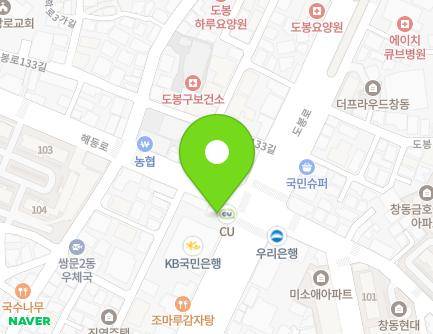 서울특별시 도봉구 해등로 155 (쌍문동) 지도