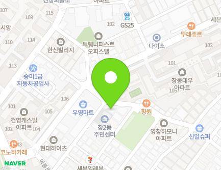 서울특별시 도봉구 덕릉로59길 71 (창동, 선경하이빌) 지도