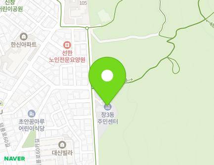 서울특별시 도봉구 덕릉로62길 89 (창동, 창3동주민센터) 지도