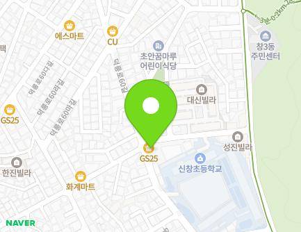 서울특별시 도봉구 덕릉로60길 81 (창동) 지도