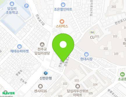 서울특별시 동대문구 전농로2나길 7 (답십리동, 더클래스빌) 지도