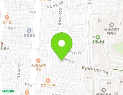 서울특별시 동대문구 답십리로52길 51 (답십리동, 천지주택) 지도