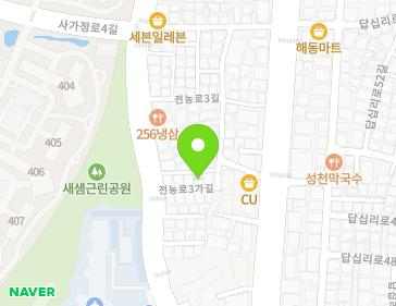 서울특별시 동대문구 전농로3가길 7 (답십리동) 지도