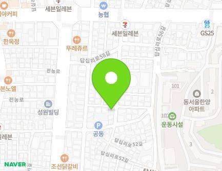 서울특별시 동대문구 답십리로52길 34 (답십리동) 지도