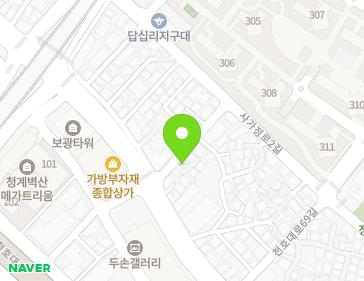 서울특별시 동대문구 천호대로67길 32 (답십리동) 지도