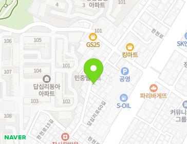 서울특별시 동대문구 답십리로60길 91 (답십리동) 지도