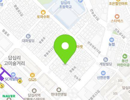 서울특별시 동대문구 천호대로75길 30-8 (답십리동) 지도