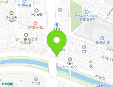 서울특별시 동대문구 난계로 230 (신설동, 공중화장실) 지도