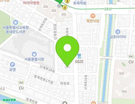서울특별시 동대문구 하정로 15 (신설동, 청암빌딩) 지도