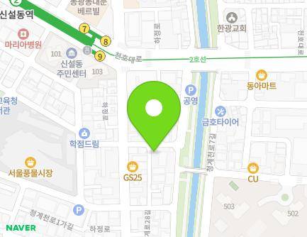 서울특별시 동대문구 난계로28길 69-22 (신설동) 지도