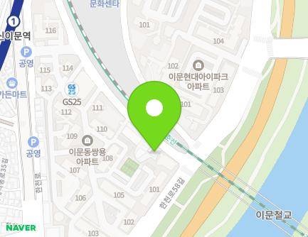 서울특별시 동대문구 한천로58길 75-7 (이문동) 지도