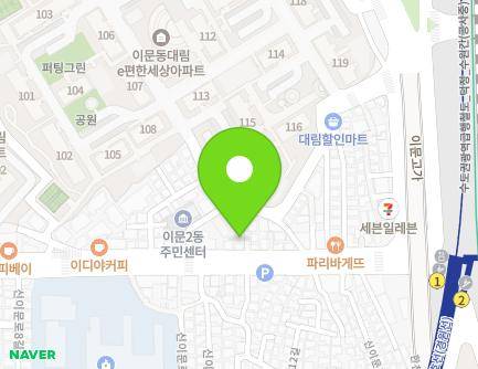 서울특별시 동대문구 신이문로 31-3 (이문동) 지도