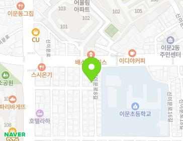 서울특별시 동대문구 신이문로8길 8 (이문동) 지도