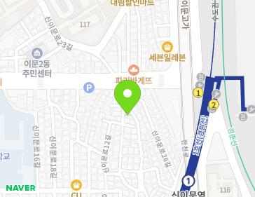 서울특별시 동대문구 신이문로24길 8 (이문동) 지도