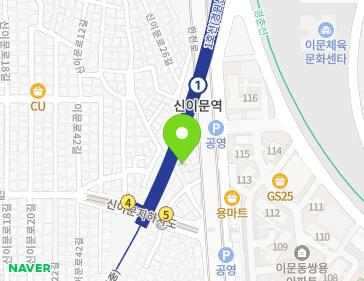 서울특별시 동대문구 한천로 453-3 (이문동) 지도