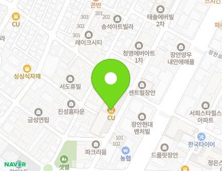 서울특별시 동대문구 한천로24길 70 (장안동, 우민에뜨와르오피스텔) 지도