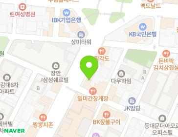 서울특별시 동대문구 장한로 120 (장안동, 옥산빌딩) 지도