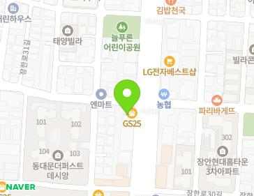 서울특별시 동대문구 장한로 165 (장안동) 지도