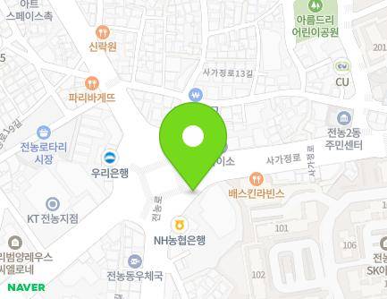 서울특별시 동대문구 사가정로 120-1 (전농동, 거리가게) 지도