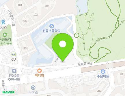서울특별시 동대문구 전농로16길 77 (전농동, 듀론빌딩) 지도
