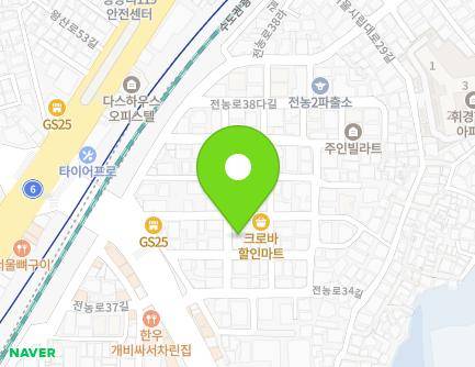 서울특별시 동대문구 전농로36길 16 (전농동, 세우타운맨션) 지도