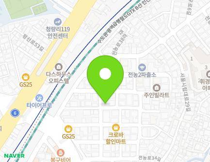 서울특별시 동대문구 전농로38가길 17 (전농동, 유니빅스시) 지도