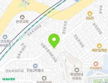 서울특별시 동대문구 망우로4길 20 (전농동) 지도