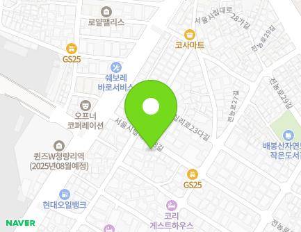 서울특별시 동대문구 서울시립대로18길 16 (전농동) 지도
