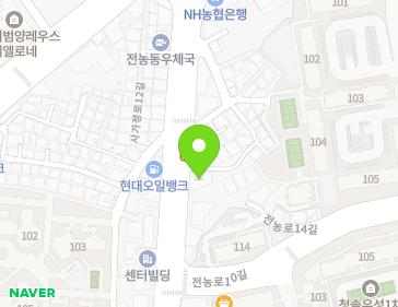 서울특별시 동대문구 전농로 120 (전농동) 지도