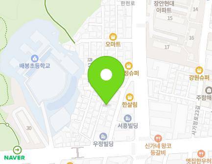 서울특별시 동대문구 사가정로21길 18 (전농동) 지도
