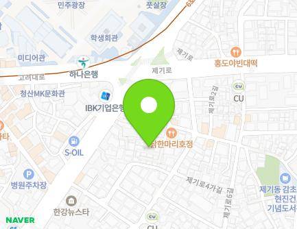 서울특별시 동대문구 안암로18가길 29-3 (제기동) 지도