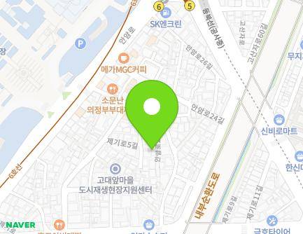 서울특별시 동대문구 안암로22길 22-6 (제기동) 지도