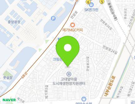 서울특별시 동대문구 안암로20길 17-3 (제기동) 지도