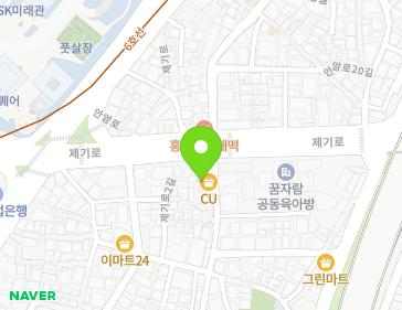 서울특별시 동대문구 제기로6길 4 (제기동) 지도