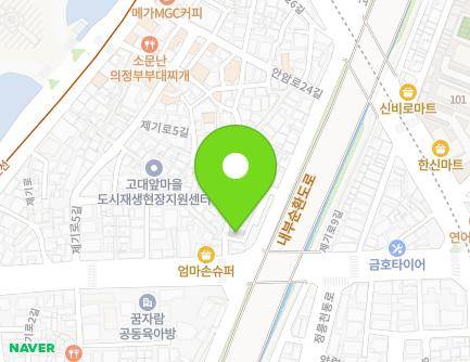 서울특별시 동대문구 안암로22길 47-1 (제기동) 지도