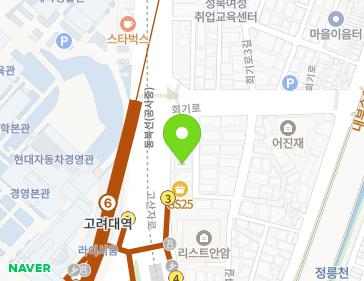 서울특별시 동대문구 회기로2길 10 (제기동) 지도