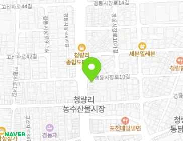 서울특별시 동대문구 경동시장로10길 2 (제기동) 지도