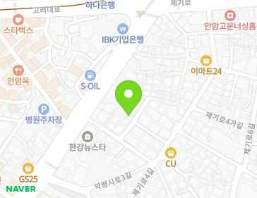 서울특별시 동대문구 안암로18가길 5-1 (제기동) 지도
