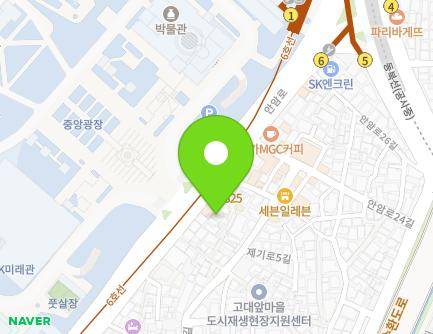 서울특별시 동대문구 안암로20길 7-9 (제기동) 지도
