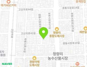 서울특별시 동대문구 경동시장로9나길 4 (제기동) 지도