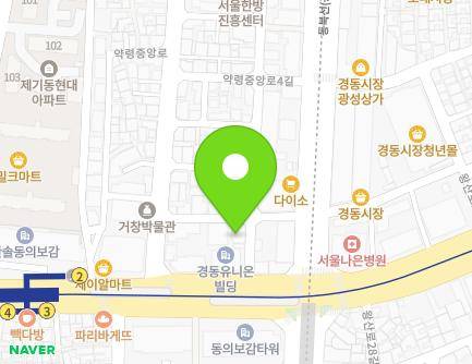 서울특별시 동대문구 약령중앙로2길 14 (제기동) 지도