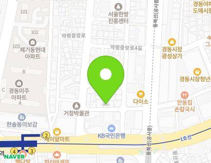 서울특별시 동대문구 약령중앙로2길 9 (제기동) 지도