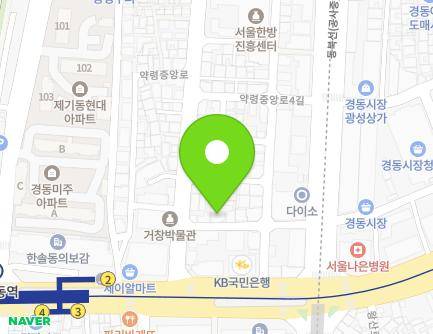 서울특별시 동대문구 약령중앙로2길 5 (제기동) 지도