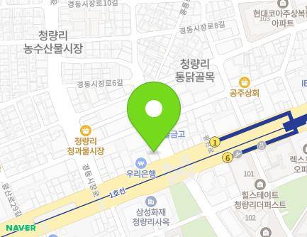 서울특별시 동대문구 왕산로 171 (제기동) 지도