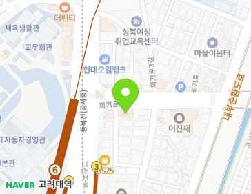 서울특별시 동대문구 회기로 6 (제기동) 지도